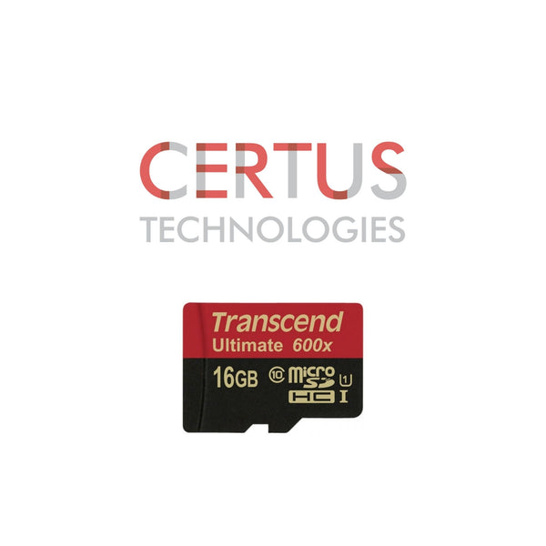 Transcend MicroSDHC with Certus Software
